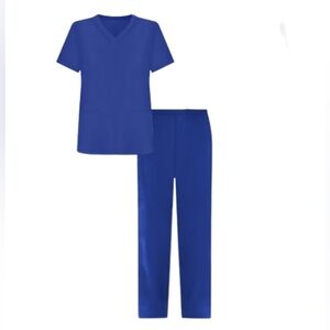 Fundamentals Blue Scrub Set Sz 2X